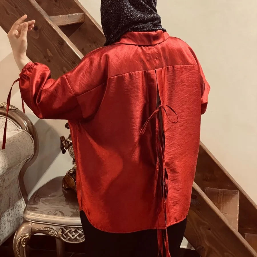 شومیز تافته عروسکی