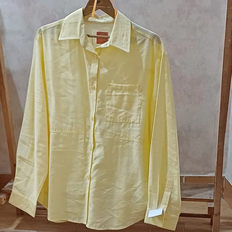 شومیز زرد لیمویی