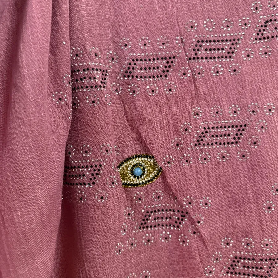 شال نخی صورتی