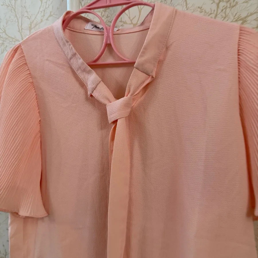 بلیز صورتی کراواتی