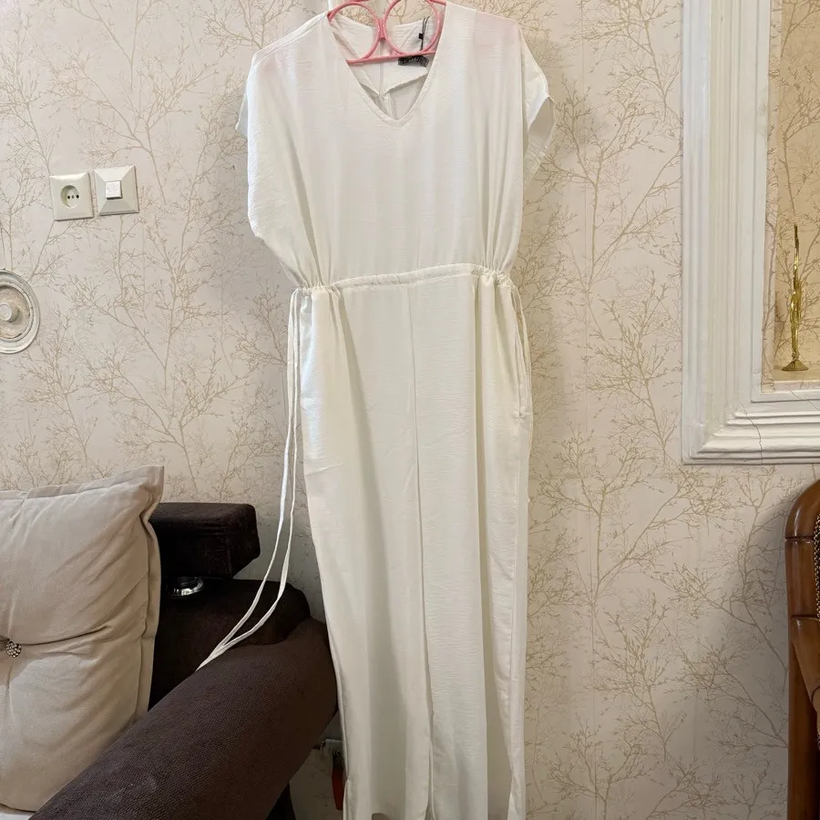 لباس سرهمی سفید