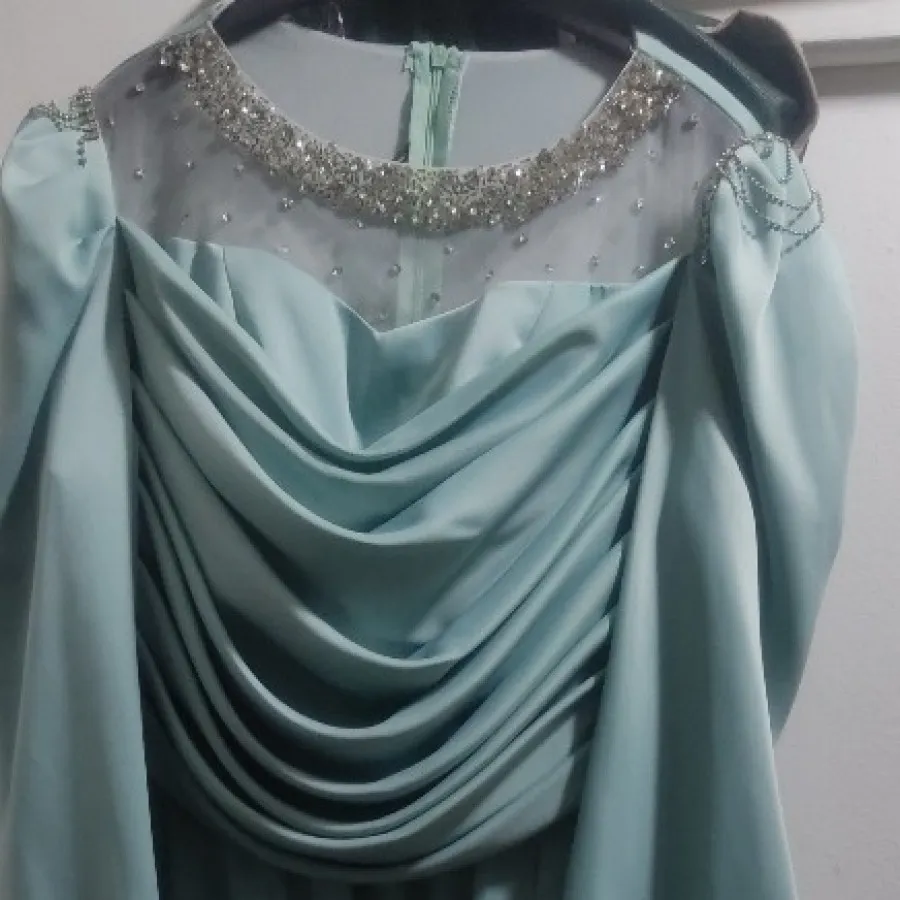 پیراهن سبزپاستیلی