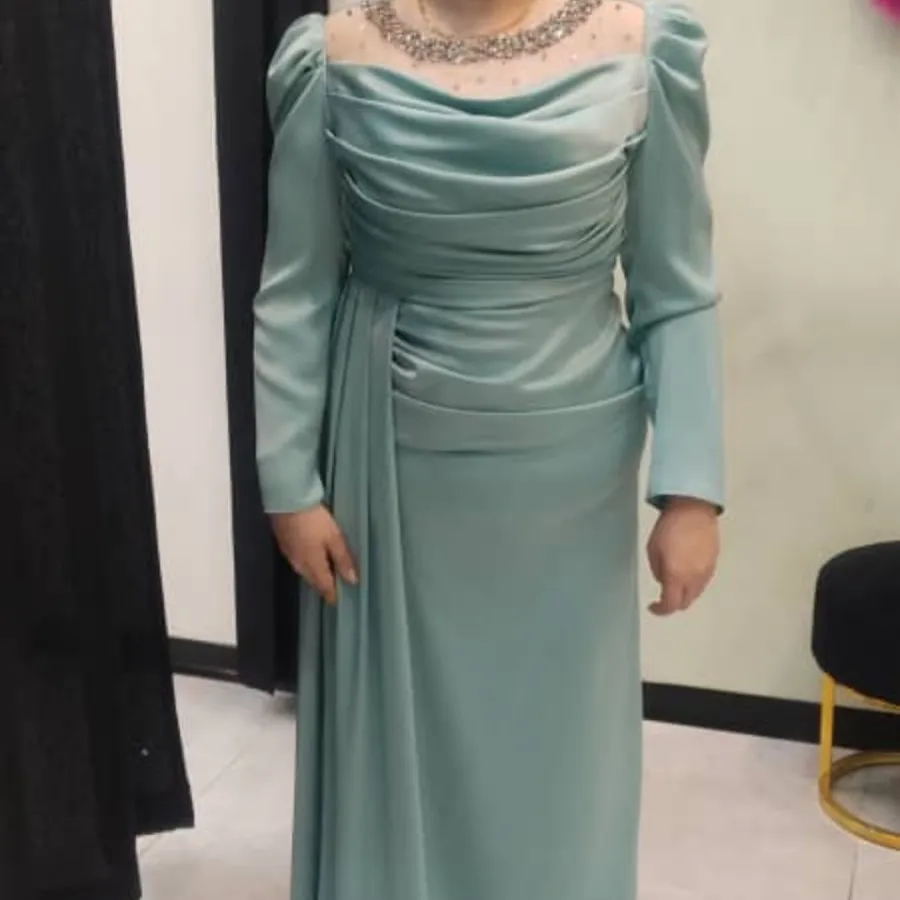 پیراهن سبزپاستیلی