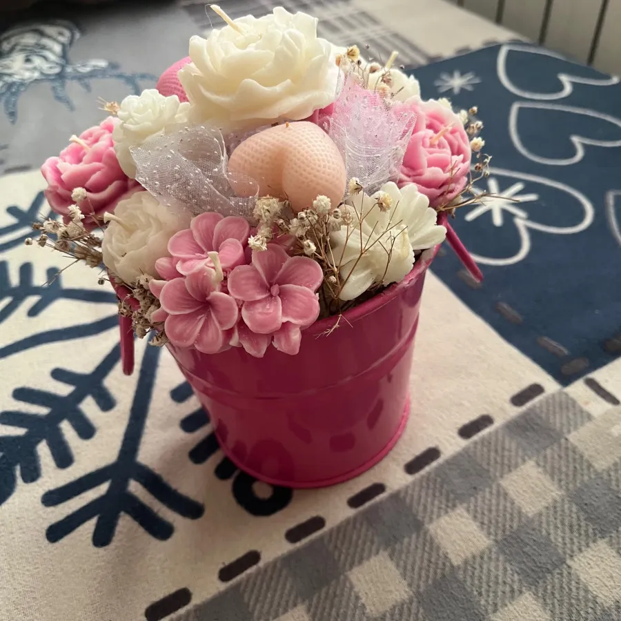 باکس گل شمع