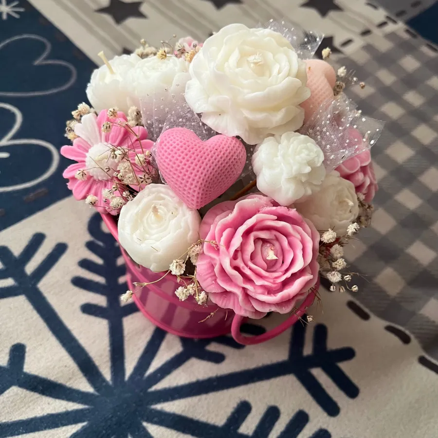 باکس گل شمع