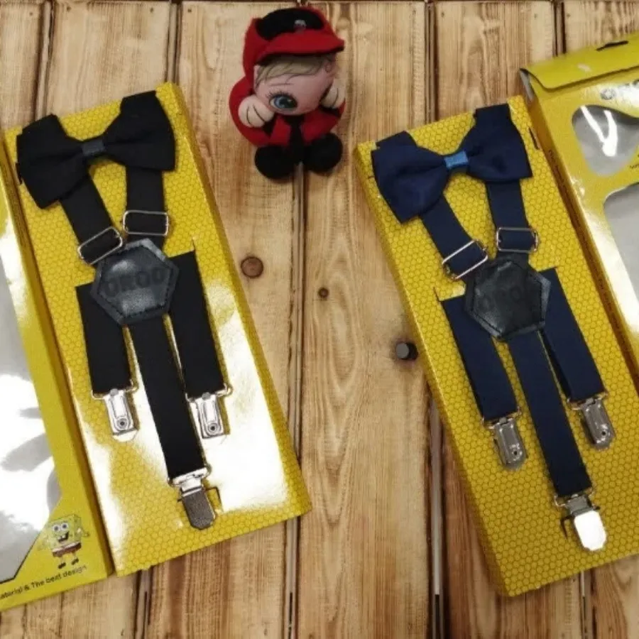 ست ساسبند و پاپیون بچگانه