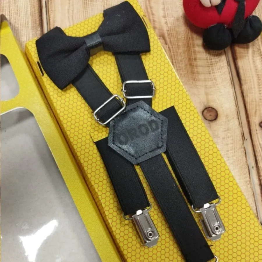 ست ساسبند و پاپیون بچگانه