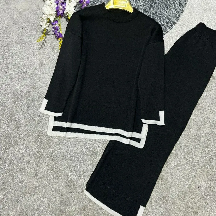 ست بلوز شلوار بافت