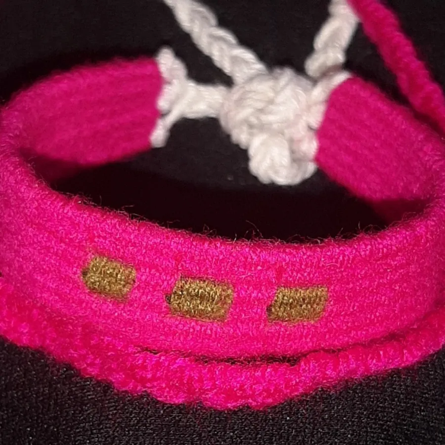 دستبند بافت مدل نگین ?