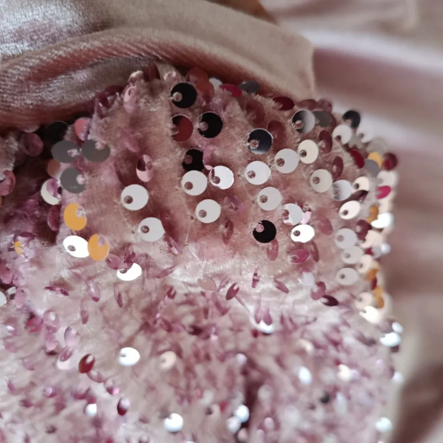 بلوز مخمل مجلسی پولکی