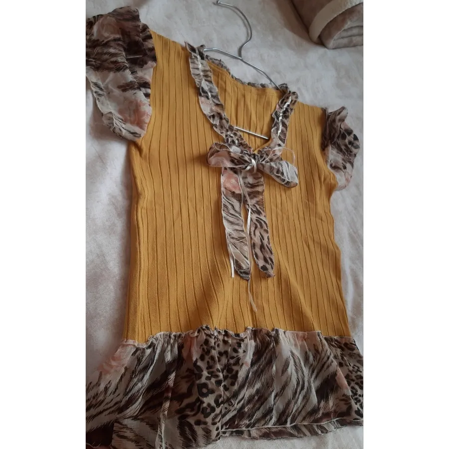 تیشرت بافت استین حریر