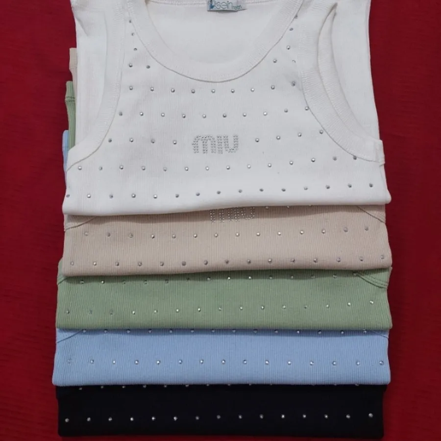 تاپ کبریتی نگین دار
گرین