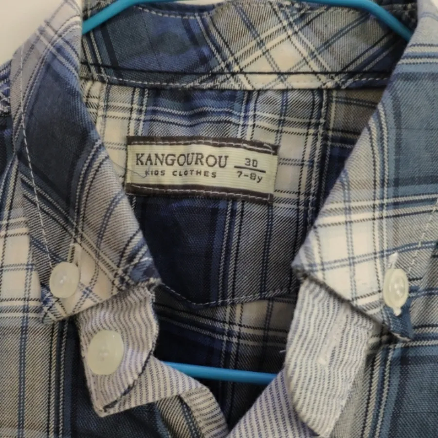 پیراهن چهارخونه پسرانه