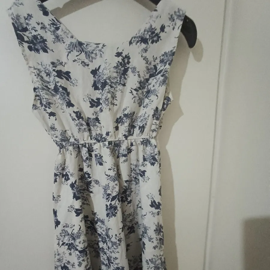 سارافون دخترانه کتان