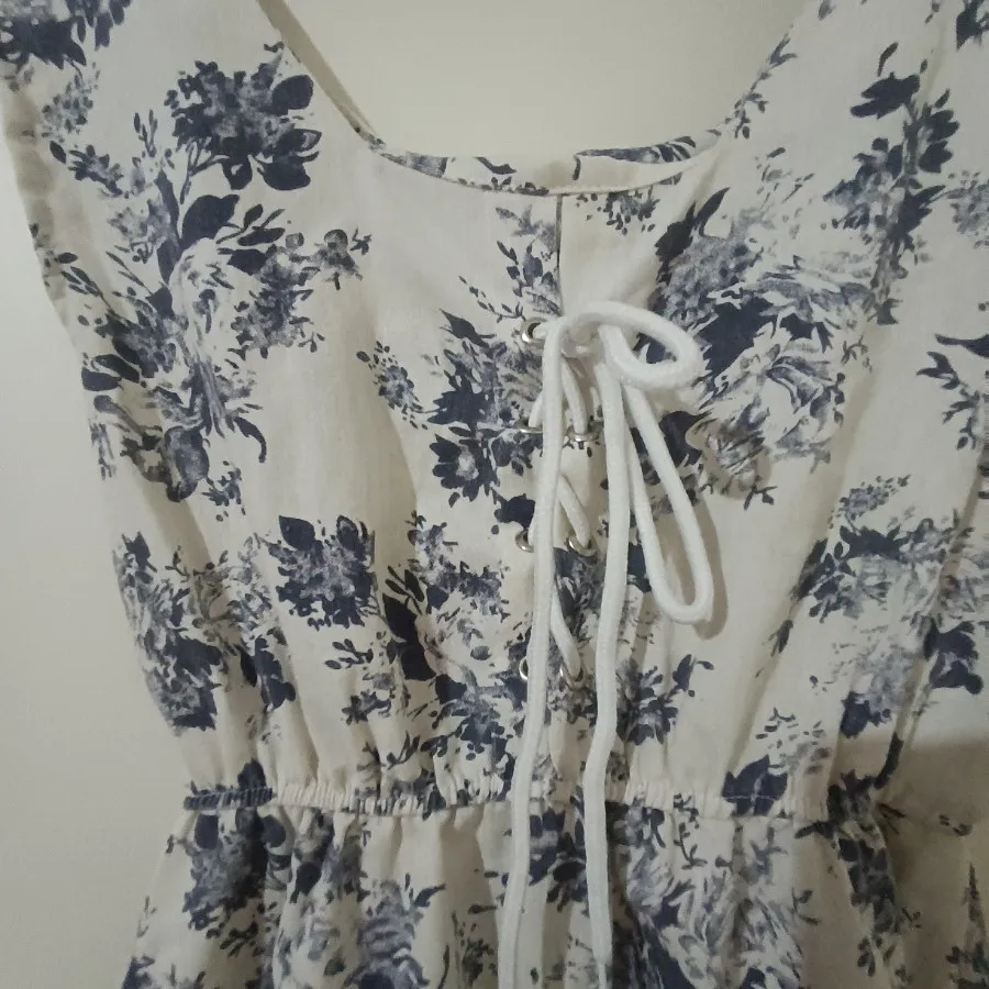 سارافون دخترانه کتان