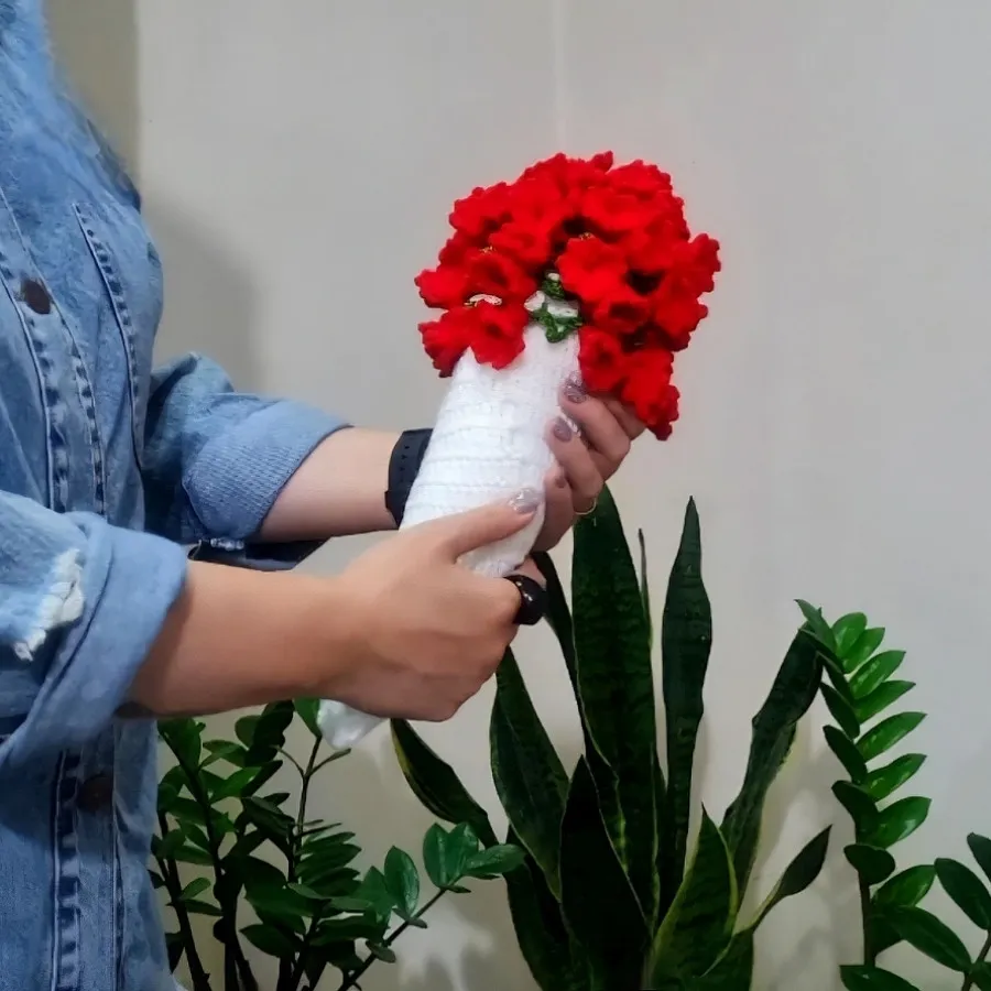 رومیزی گل انار