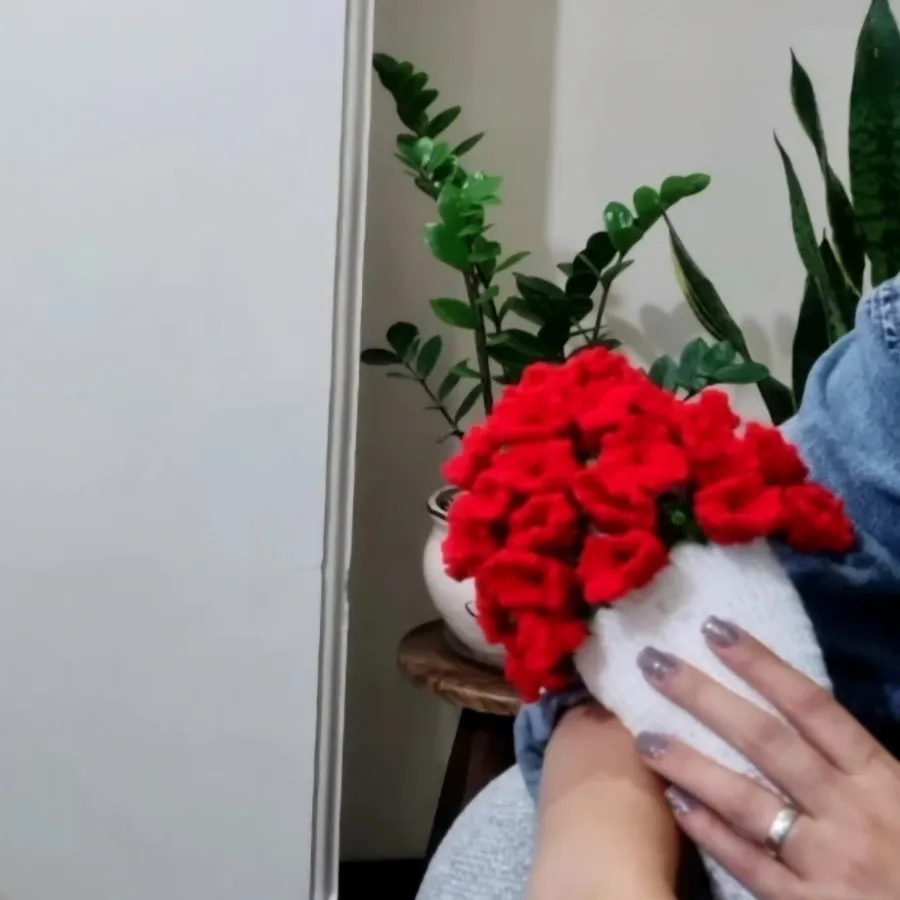 رومیزی گل انار