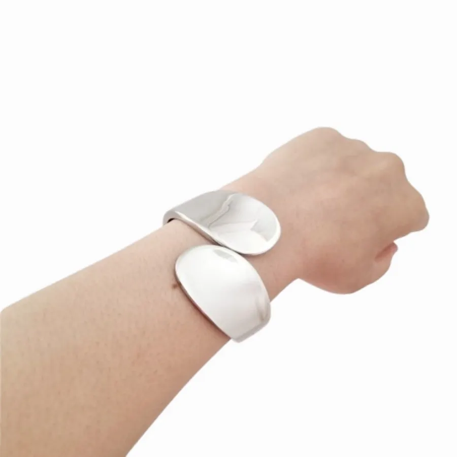 دستبند بنگل زنانه آینه ای