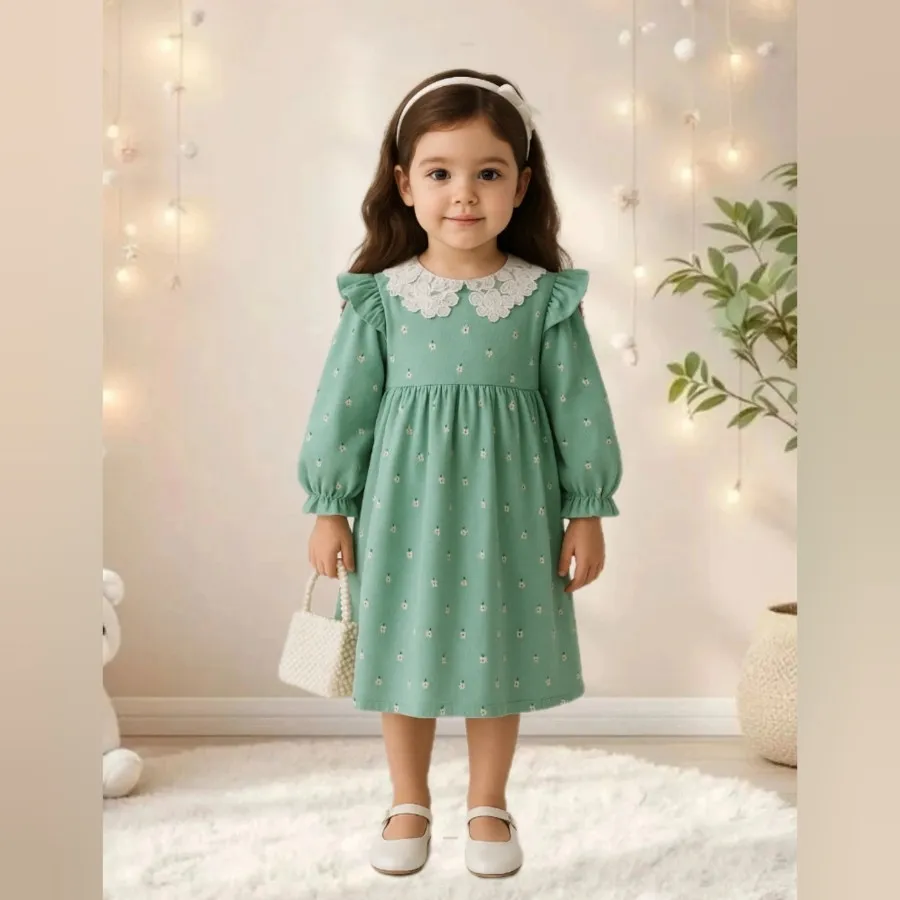 پیراهن پاییزه بچگانه