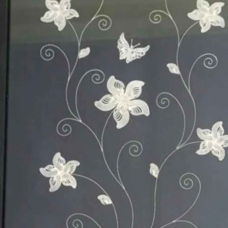 تابلو گل نقره 840 عیار