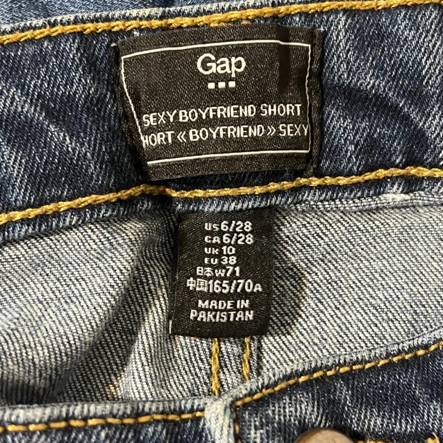 شلوارک جین برند GAP