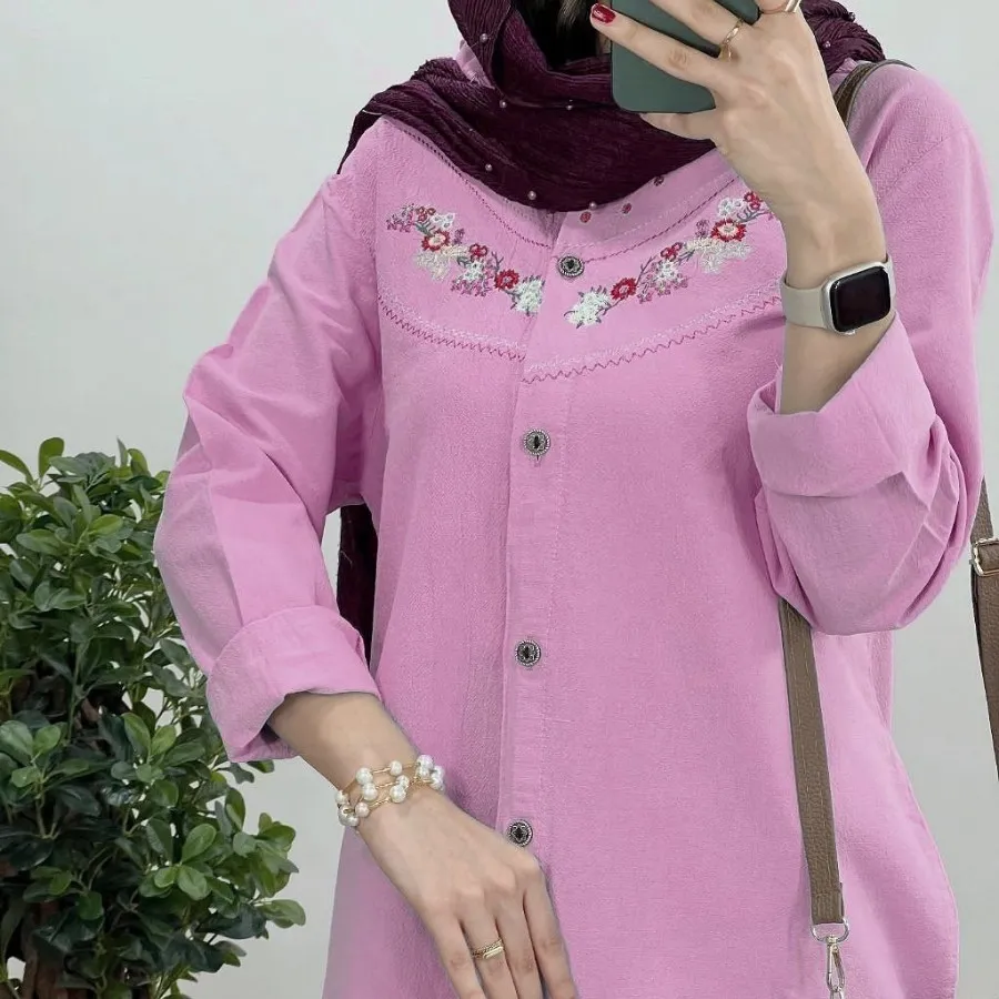 مانتو گلدوزی شیک