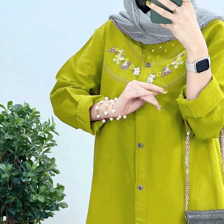 مانتو گلدوزی شیک