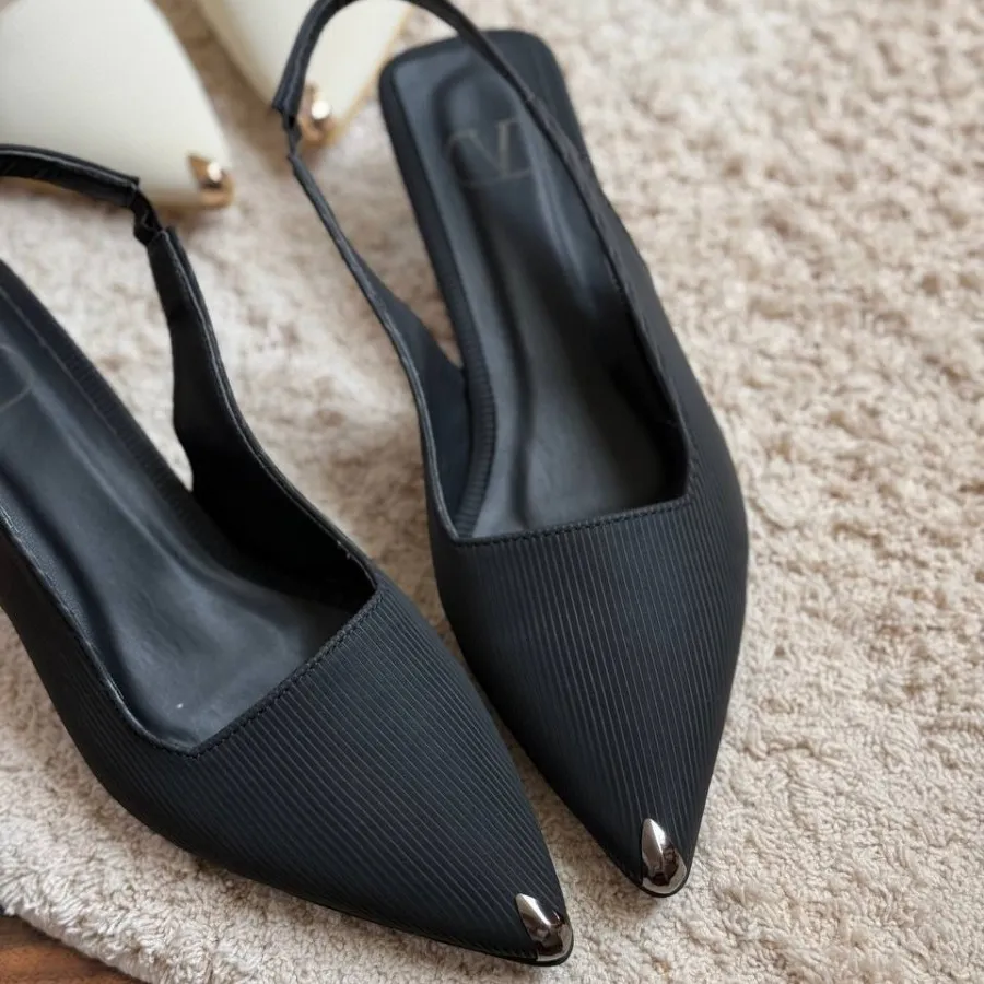 کفش زنانه نوک فلز پاشنه4