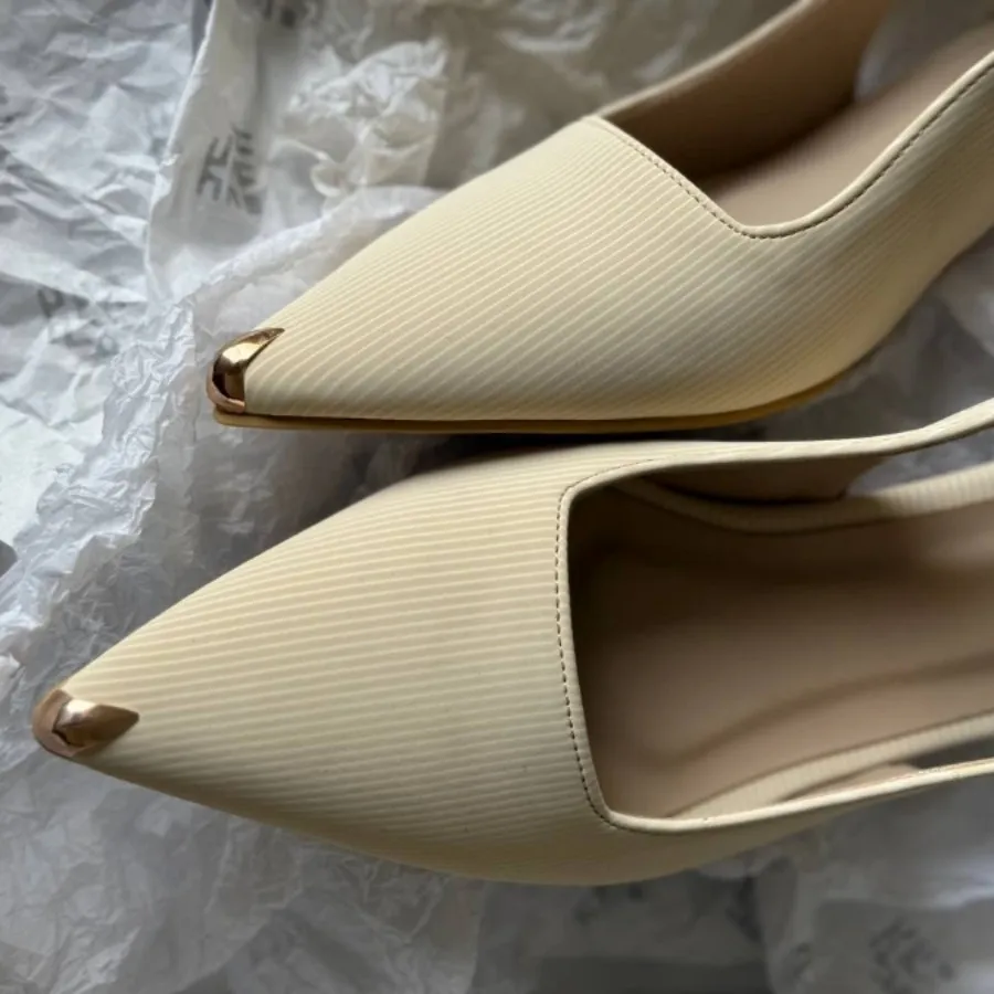 کفش زنانه نوک فلز پاشنه4