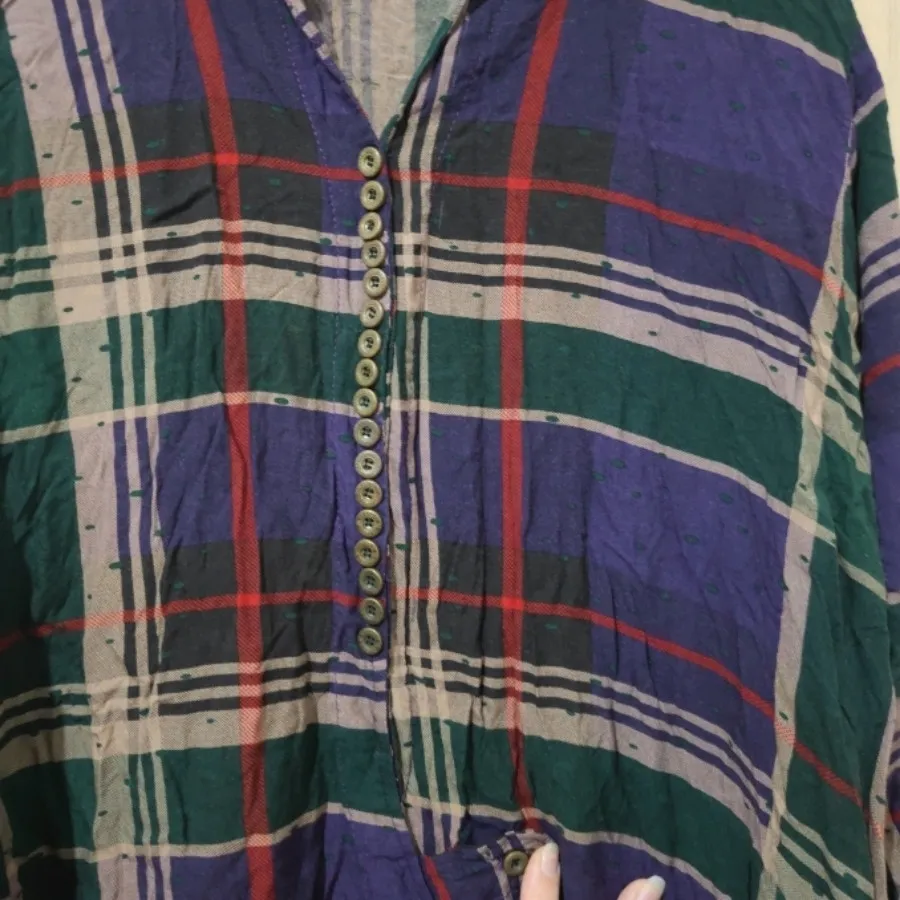 شومیز چهارخانه زنانه