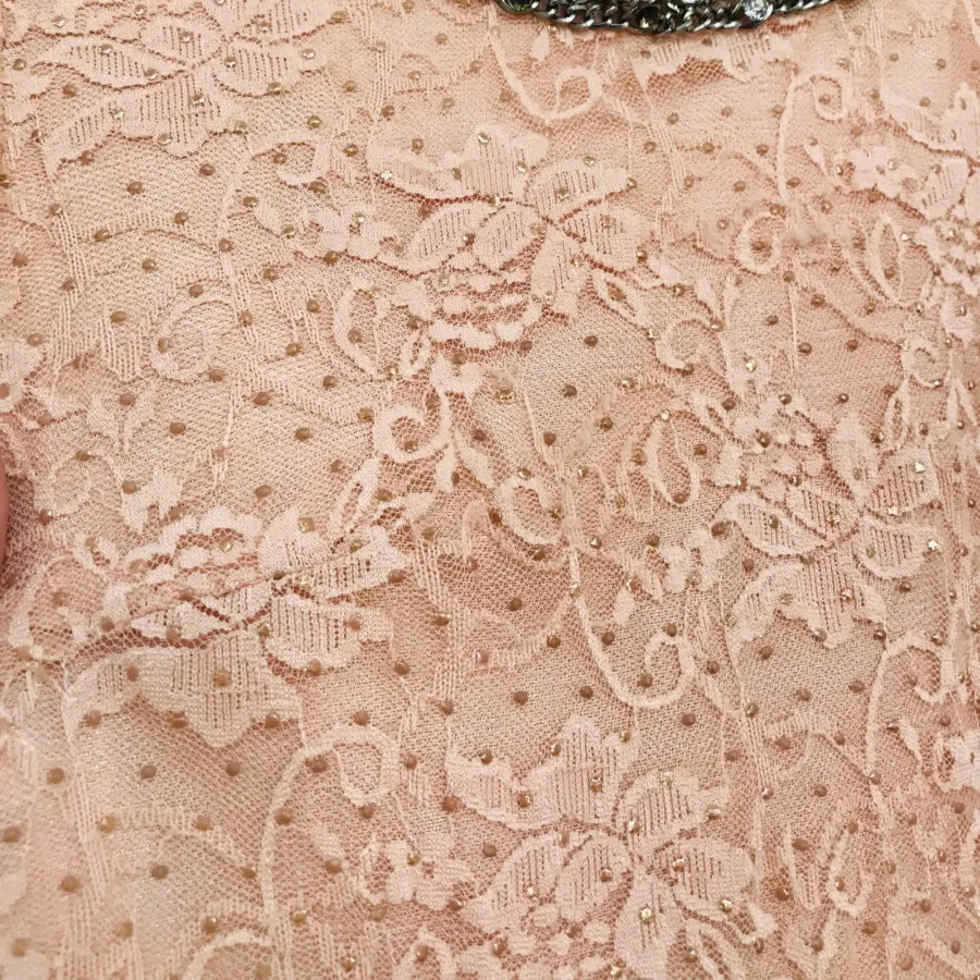 پیراهن گلبهی گیپور