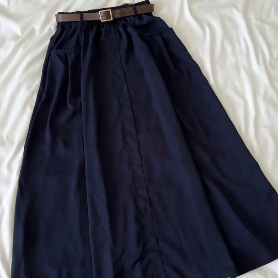 دامن کرپ کمربندی