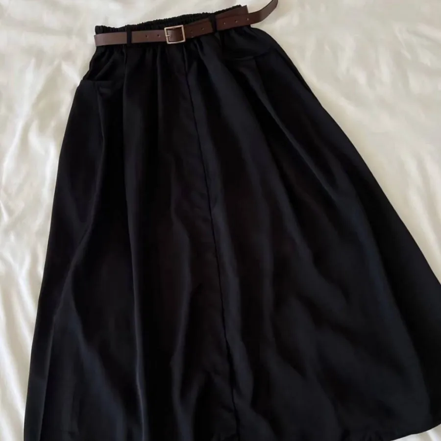 دامن کرپ کمربندی