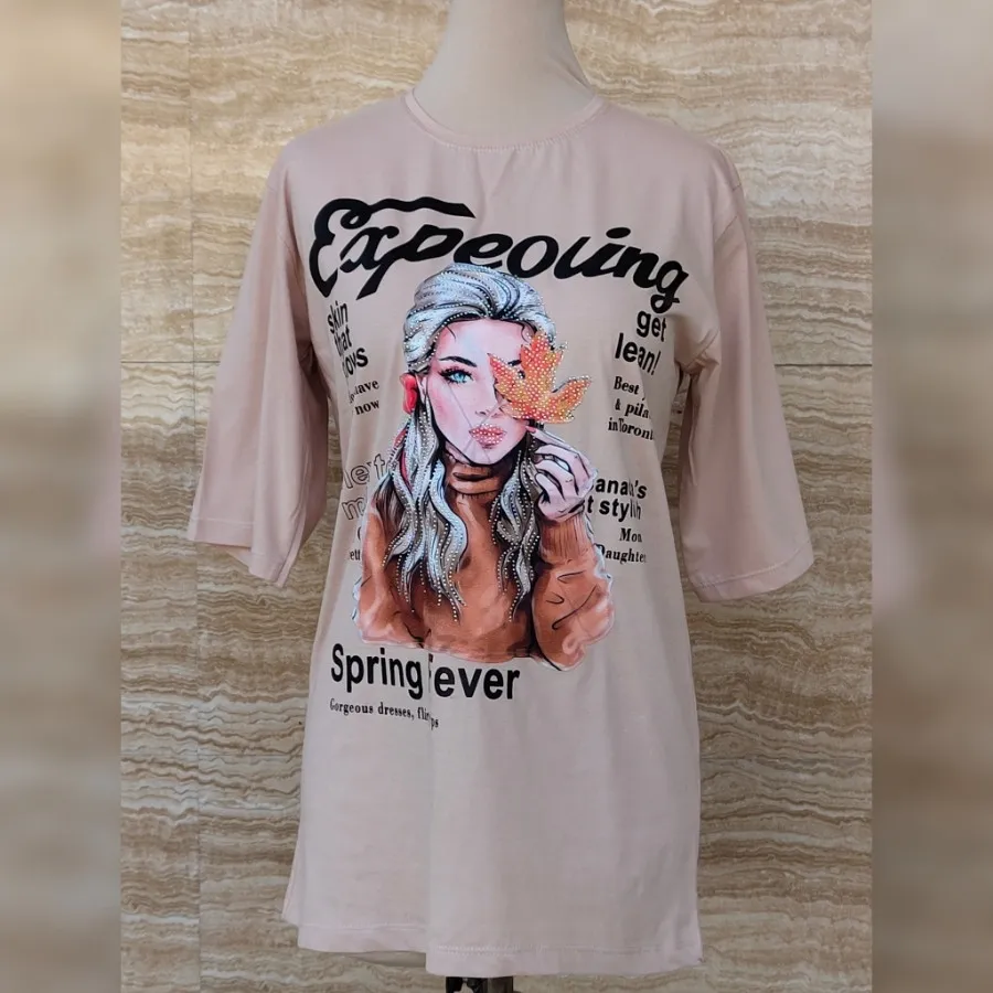 تی شرت دختر پاییز