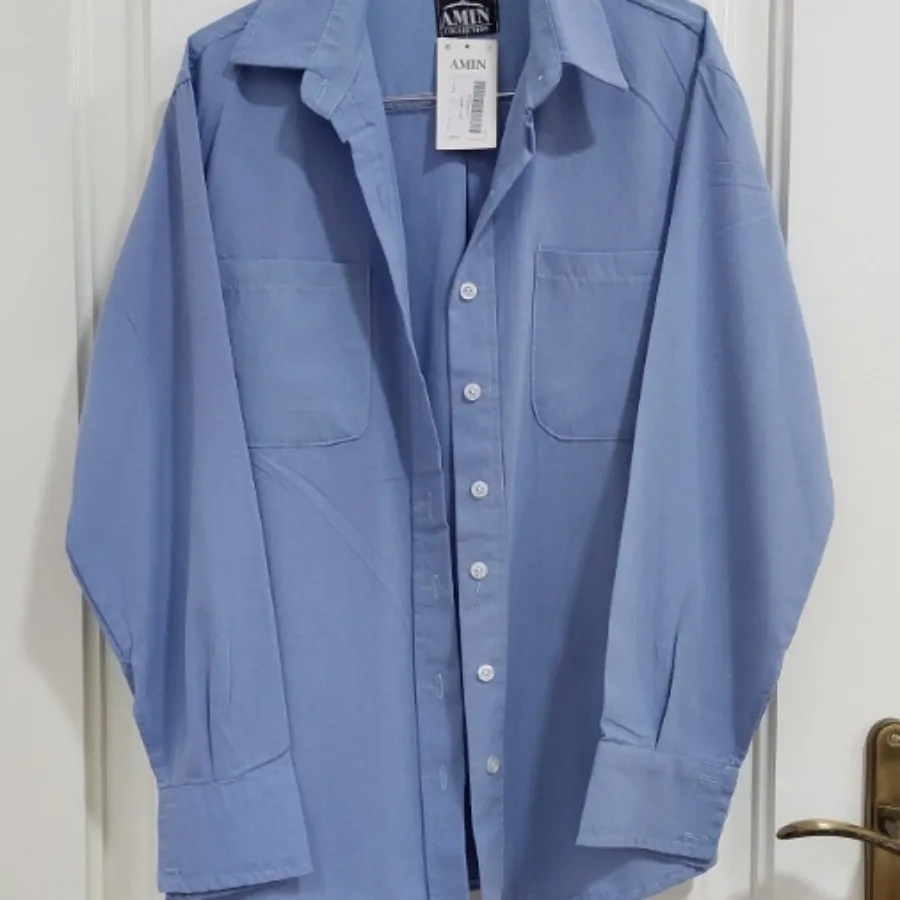 شومیز نخی آبی