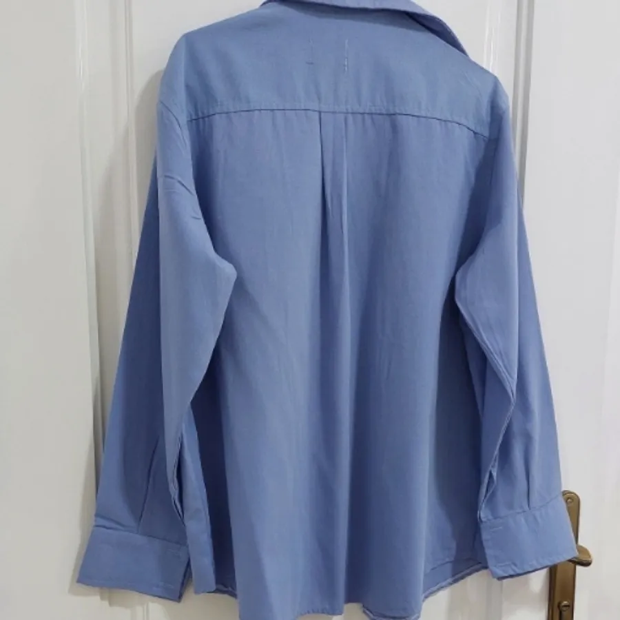 شومیز نخی آبی