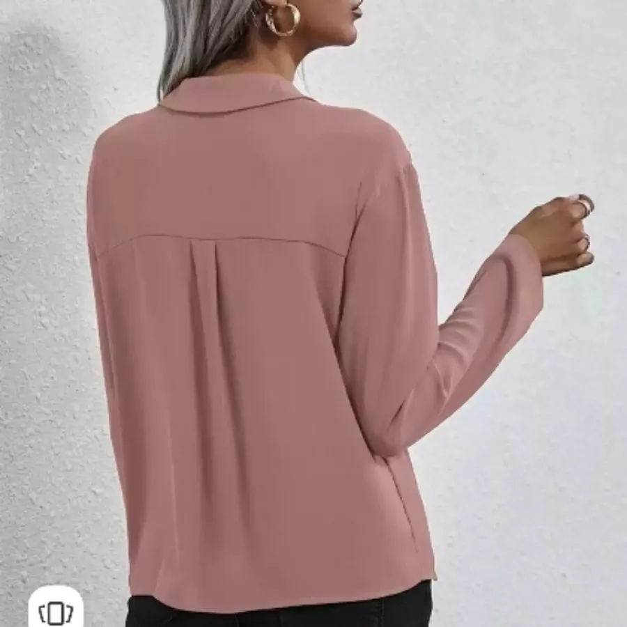 شومیز کرپ حریر Shein