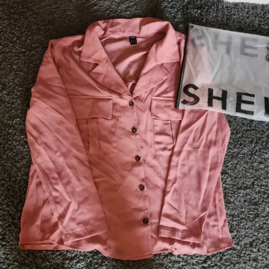 شومیز کرپ حریر Shein