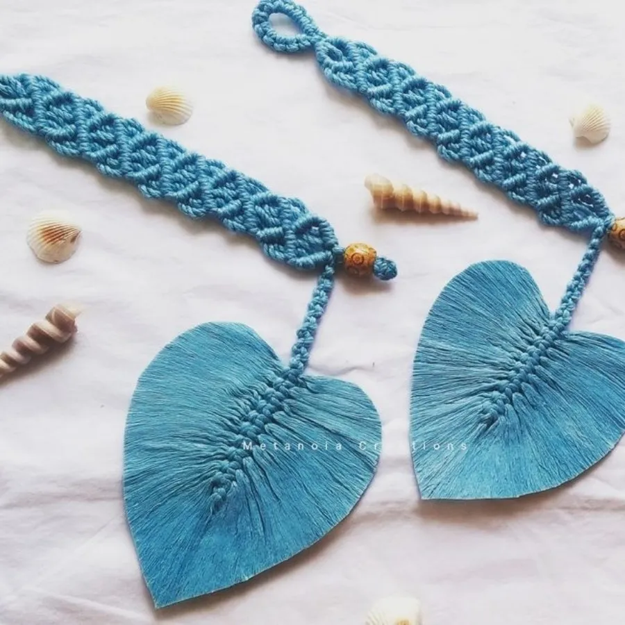 پرده جمع کن مکرومه