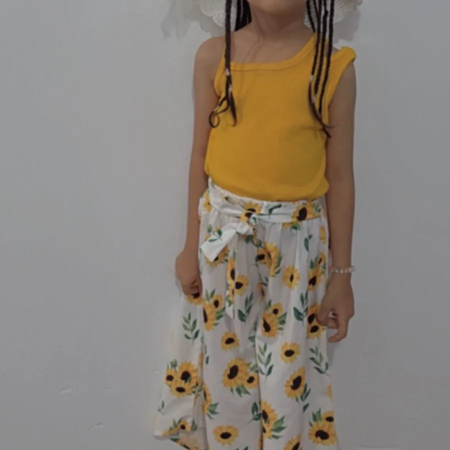 ست تاپ شلوار ساحلی دختران