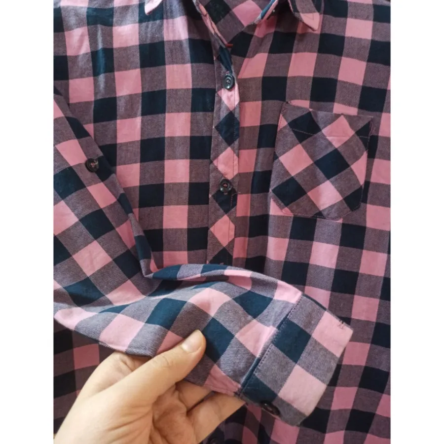 شومیز چهارخونه ی دخترانه