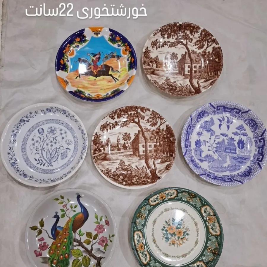 بشقاب ملامین  نوستالژی