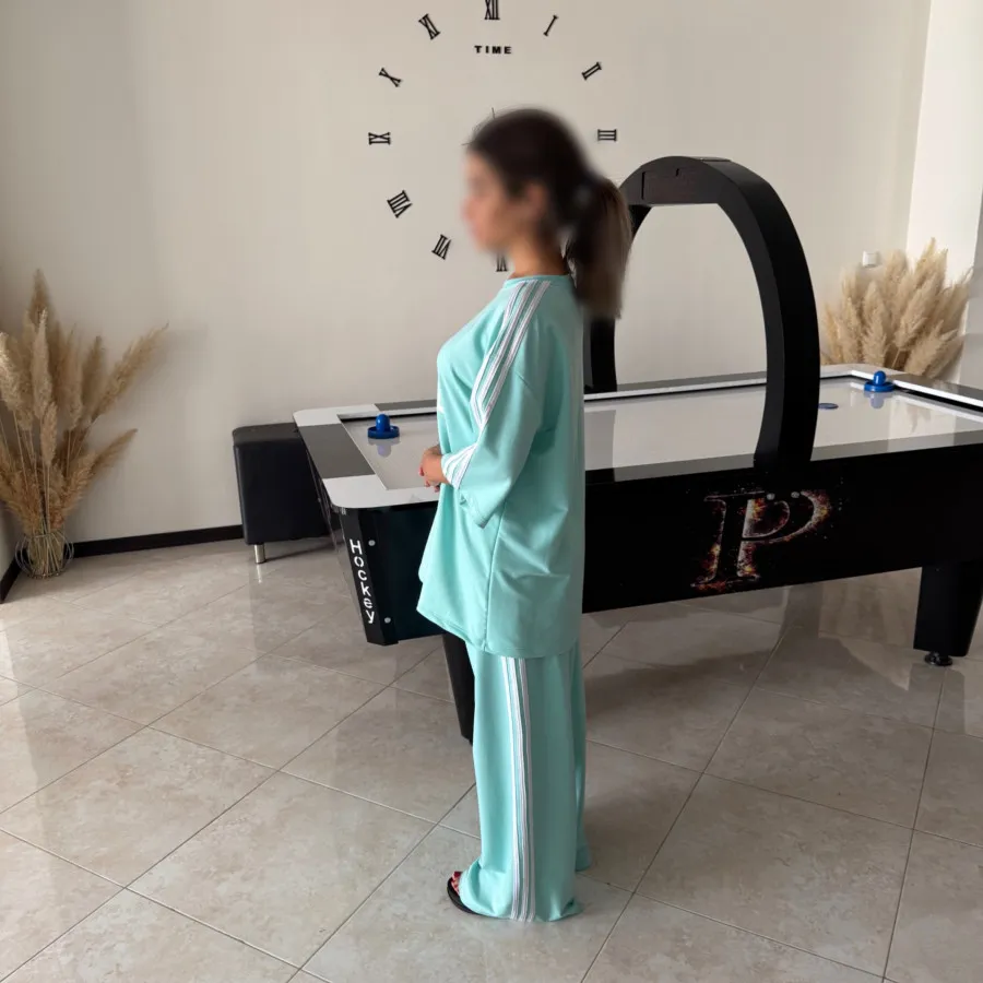 ست ورزشی adidas آبی فری