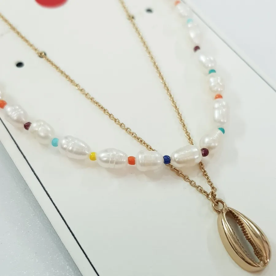 پک گردنبند مروارید پرورشی