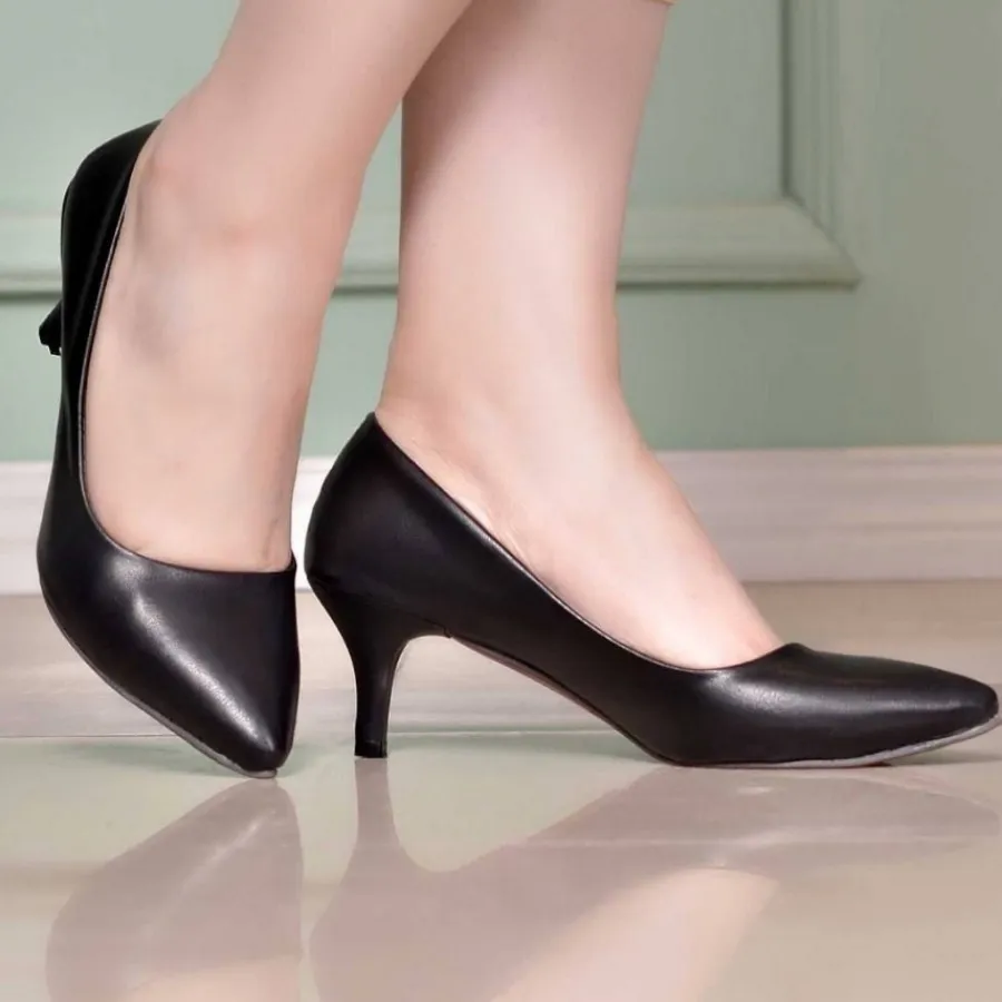 کفش پاشنه4سانت در سه جنس