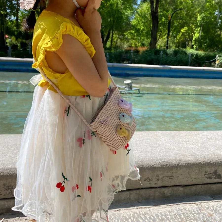 پیراهن دخترانه گیلاسی