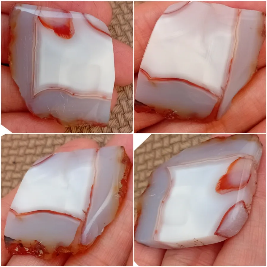 اسلایس عقیق سلیمانی مصور