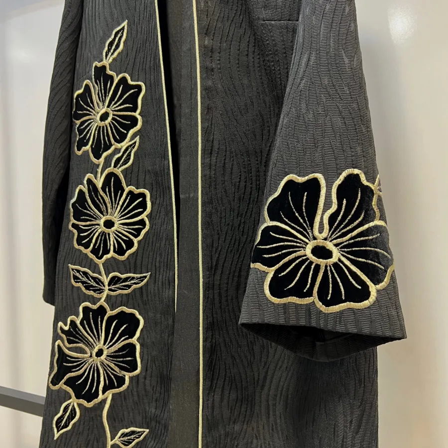 مانتو ژاکارد گلدوزی شده