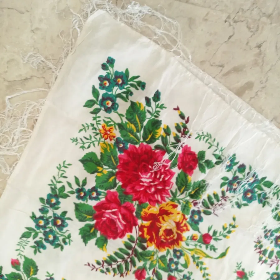 روسری ترکمن ریشه ابریشم