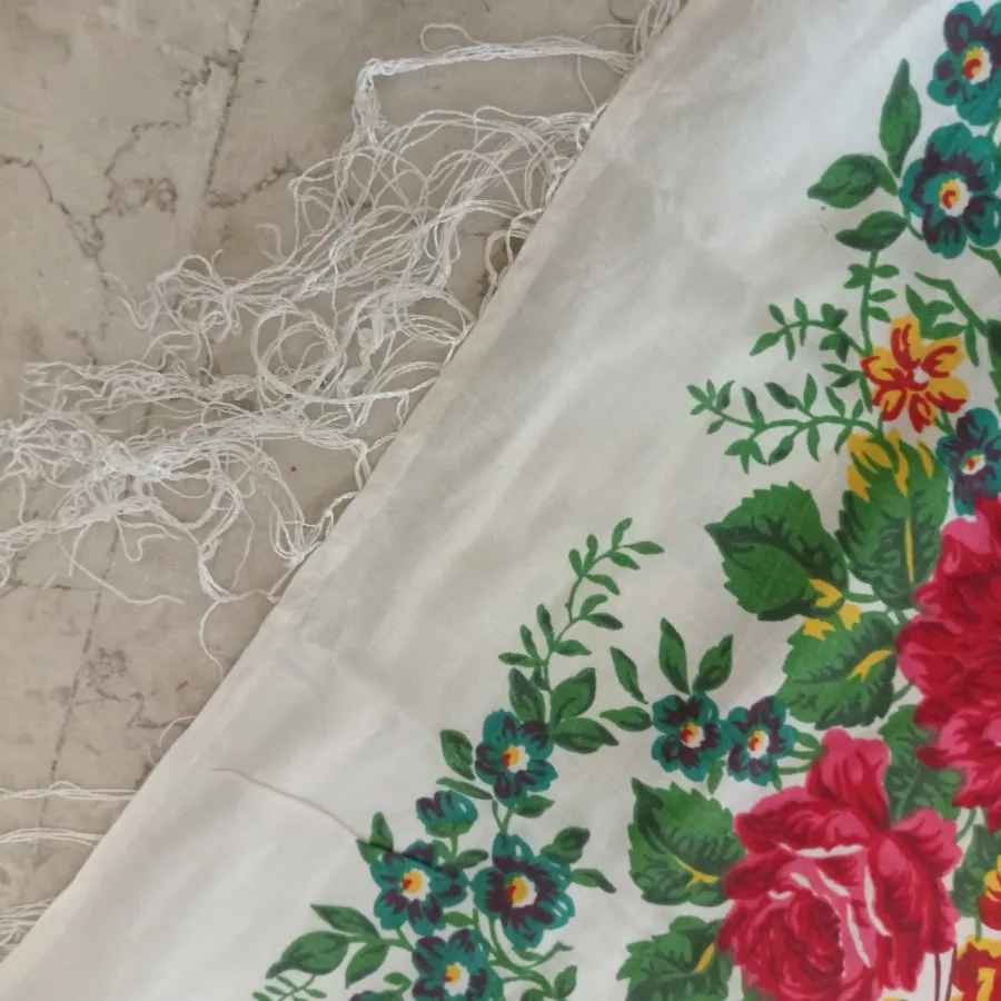 روسری ترکمن ریشه ابریشم